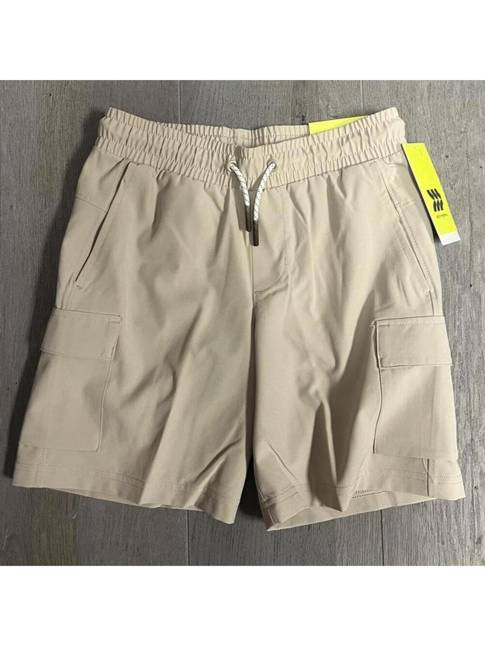 All in Motion Kid's Tan and Cream Shorts